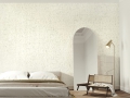 3d render of a minimalistic classic style bedroom, bas-relief de